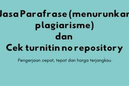 Jasa Parafrase menurunkan plagiarisme 