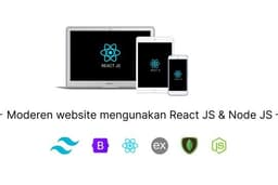 Membuat website mengunakan React Js dan Node Js