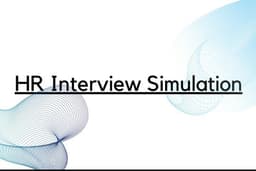 HR Interview Simulation