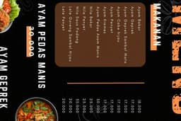 Menu Cafe Design 