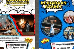 Desain Banner dan Pamflet Kegiatan
