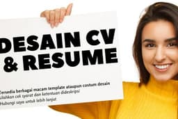 Desain CV Resume Curriculum Vitae (Editable)