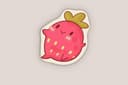 design simple cute character for sticker sheet