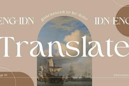 PENERJEMAH ENG-IDN & IDN-ENG | 1 HARI JADI  