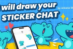 Jasa Pembuatan Sticker Chat – Simple, Lucu, dan Memiliki Identitas Visual yang Kuat