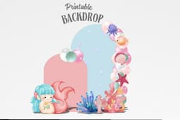Printable Backdrop Ultah anak