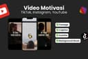 Saya akan membuat video motivasi yang menarik untuk Instagram Reels, Shorts dan TikTok