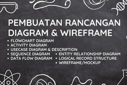 Pembuatan Rancangan Diagram UML, ERD, DFD & Wireframe