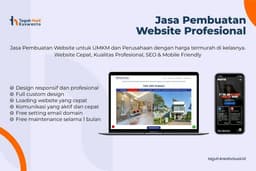 Website Landing Page, Company Profile, E-Commerce & Custom Website dengan Professional Design