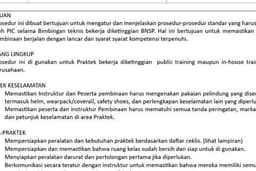 Jasa Pembuatan Dokumen SOP / Method Statement