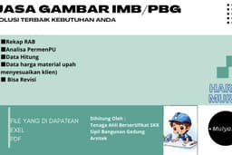 Jasa Gambar IMB/Jasa Gambar Teknik/ Jasa Gambar IMB PBG SLF Gambar 2 D Jasa Gambar Arsitek