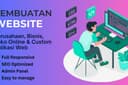 Pembuatan Website Company Profile, Landing Page, Toko Online + Domain Hosting & SEO