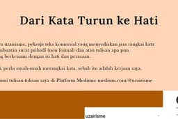 Surat pribadi kekinian untuk pacar, sahabat, orang tua | 1 hari jadi