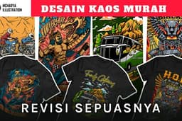 DESAIN KAOS MURAH REVISI SEPUASNYA