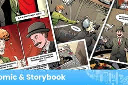 Gambar dan ilustrasi (Komik dan Cover Komik/Storybook/Novel) - Profesional