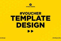 Desain Voucher Belanja High Resolution