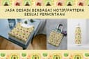 jasa desain motif seamless pattern cocok untuk motif pakaian, kertas kado, tas, sprei dan lain lain.