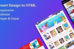 Convert Mockup/Wireframe Menjadi HTML -