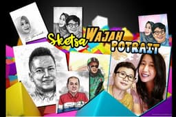 Sketsa Potrait Wajah dan Full Body Dari Foto Kamu