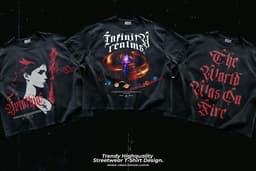 Design Kaos Streetwear | Vintage | Grunge | Urban | Futuristic
