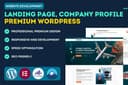 Website Landing Page, Company Profile Premium WordPress
