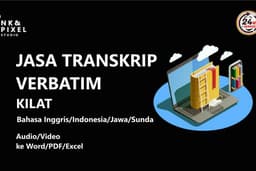Jasa Traksrip Audio/Video to Text (Verbatim) Kilat dan Akurat