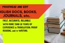 Accurate and professional Proofreading for any documents (English and Bahasa Indonesia)