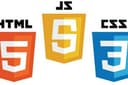 Plain HTML, CSS, Javascript
