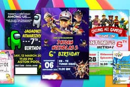 Desain Undangan Ulang Tahun