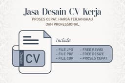Jasa Desain CV Kerja