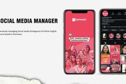 Social media instagram account manager