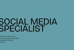 SOCIAL MEDIA SPECIALIST