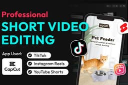 Edit Video / Membuat Konten Video untuk TikTok, Reels, YouTube Shorts