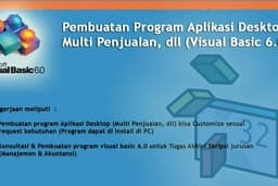 Pembuatan Program Aplikasi Desktop Multi Penjualan, dll (Visual Basic 6.0)