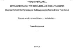 REVIEW JURNAL 3 HARI JADI