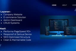 Jasa Pembuatan Website Modern dengan React/Next.js | CRUD System | Dashboard Admin | Responsif