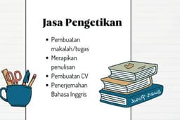 Pengetikan Tugas/Dokumen