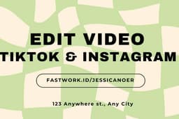 Jasa Edit video TikTok & Instagram Reels