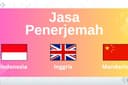 Penerjemah Bahasa Inggris - Mandarin - Indonesia
