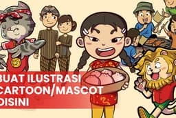 jasa pembuatan illustrasi cartoon
