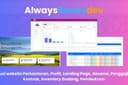 Website Perkantoran, Profil, Landing Page, Absensi, Penggajian, Kontrak, Inventory Gudang, Pembukuan
