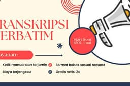 Jasa Transkrip Verbatim Akurat dan Cepat | Rekaman Wawancara, Meeting, Podcast