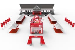Design 3D layout event SRC.