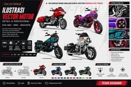 ilustrasi vector motor
