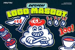Desain Logo Mascot - UMKM, Perusahaan, StartUp