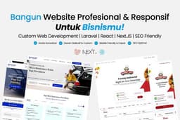 Jasa Buat Website & Landing Page - Desain Modern, Mobile-Friendly, Siap Pakai