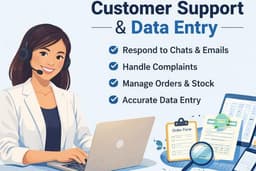 Data Entry & Customer Support