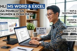 Jasa Olah Data Excel & Format Dokumen Word (Skripsi, Laporan, Tugas) Rapi