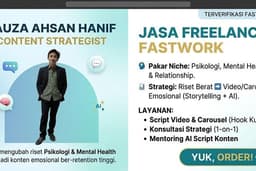 Jasa Scriptwriter Konten Psikologi, Relationship & Mentoring AI