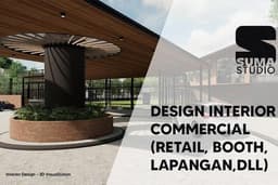 Jasa Render 3D Interior Realistis Project Commercial, Retail, Booth, Lapangan